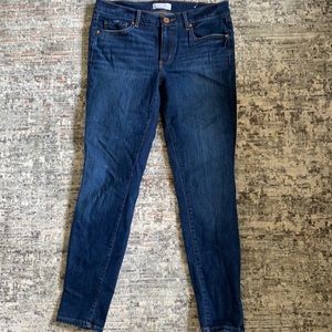 Loft blue skinny Jean size 6/28